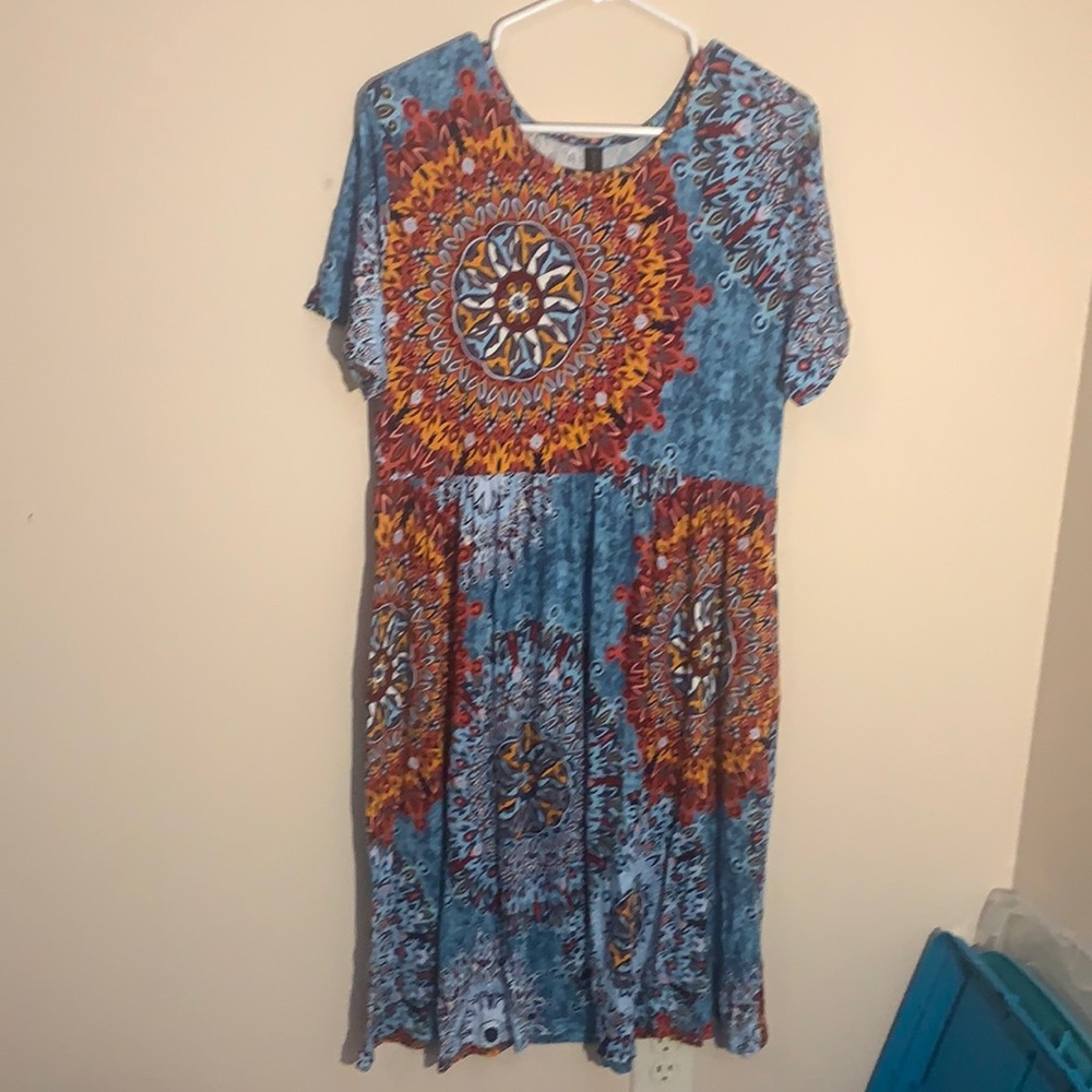 Boho printed dress